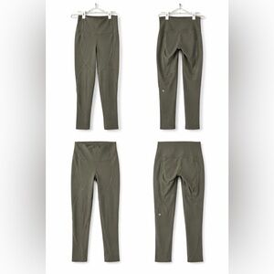 Lululemon Train Times High-Rise Leggings Size 4 Olive Green Luxtreme